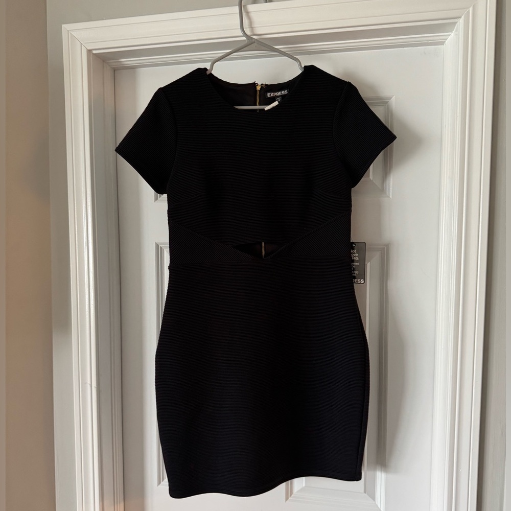 Express Black Sheath Mini Dress Cocktail